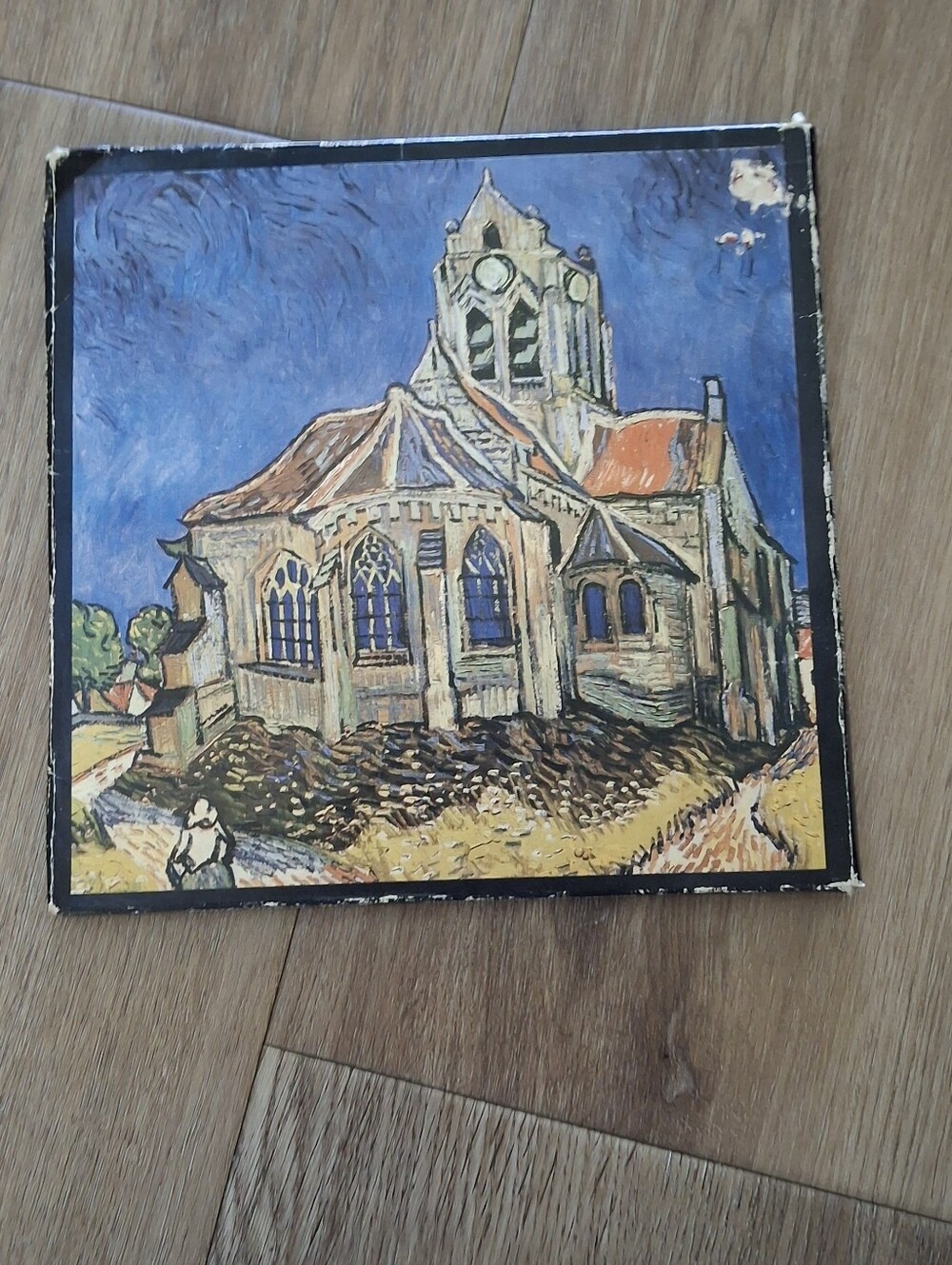 vintage Jumbo brand jigsaw puzzle of Vincent van Gogh's The Church at Auvers.
